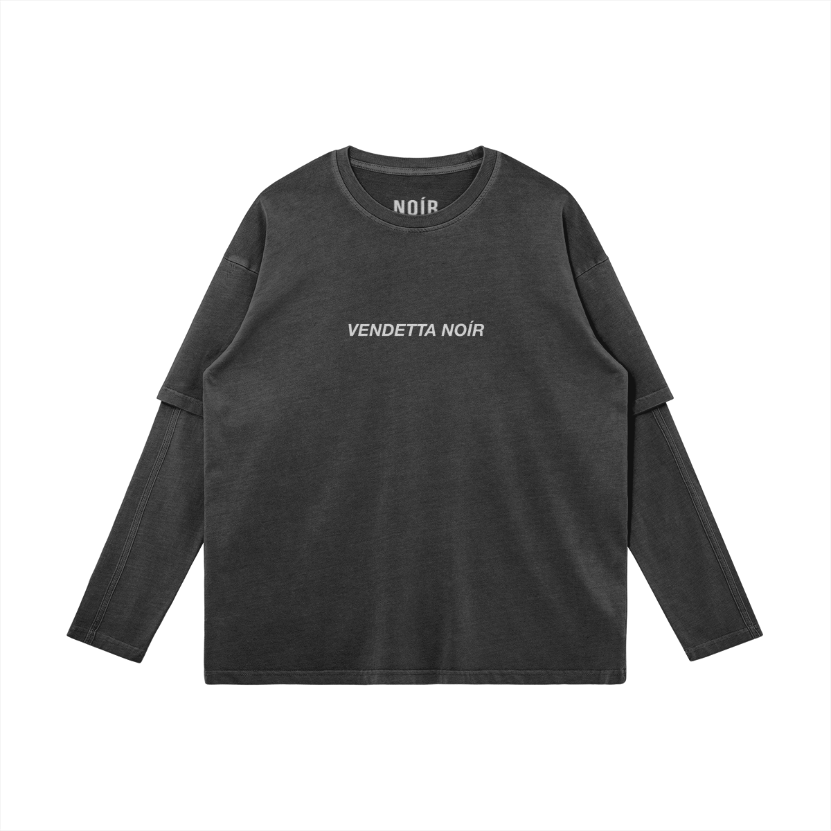 NOIR DOUBLE SLEEVE TEE