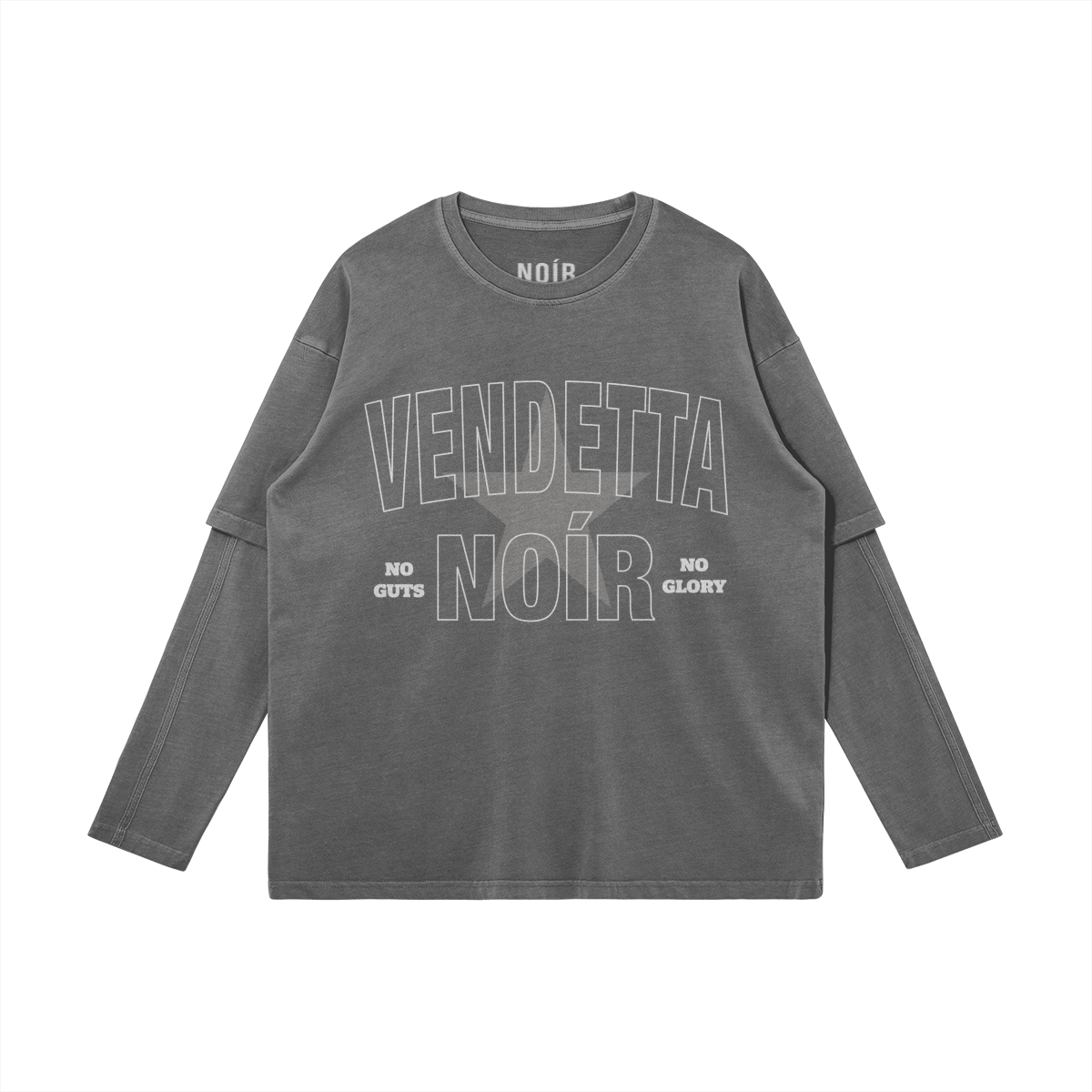 NOIR DOUBLE SLEEVE TEE